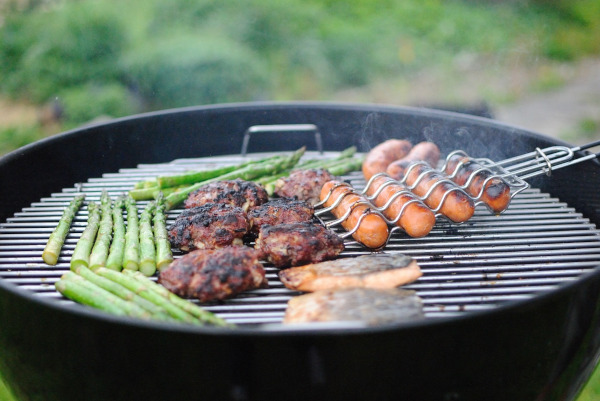 mat på grillen