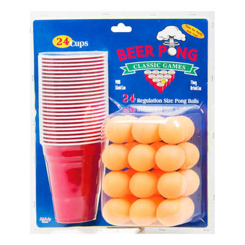 beer pong classic, klassiskt ölspel