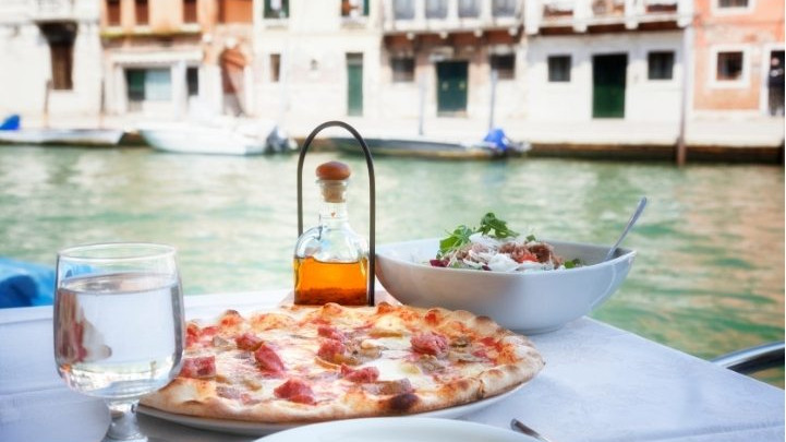 Pizza i Venedig