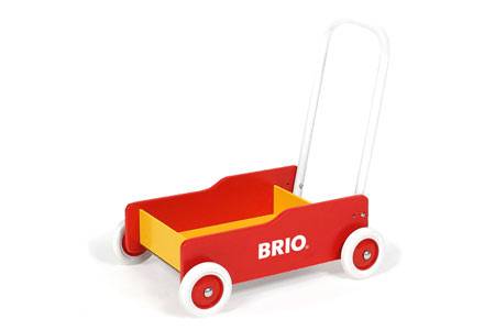 BRIO - Lära-gå-vagn Röd